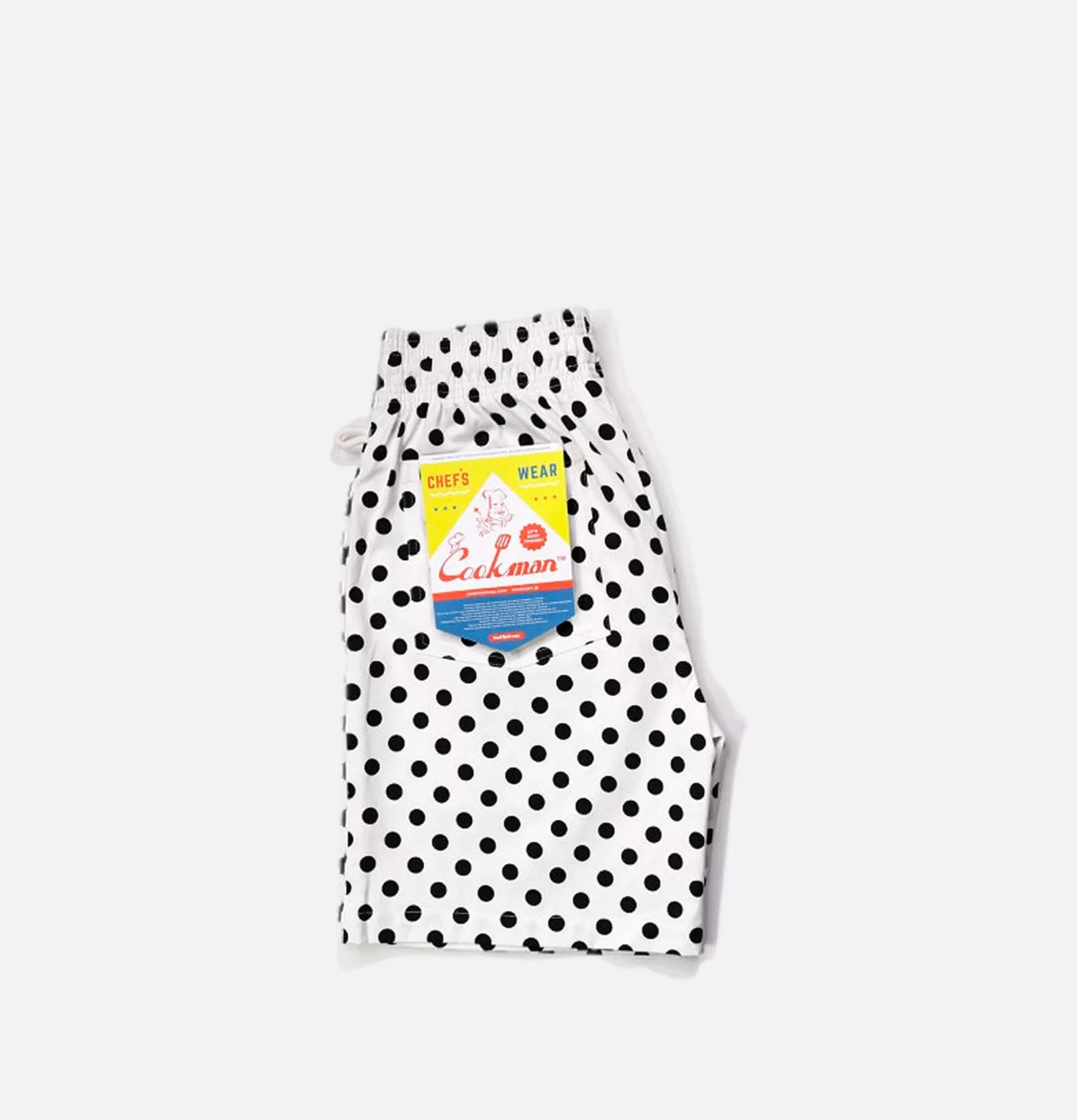 COOKMAN Chef Short Dots White^ Shorts